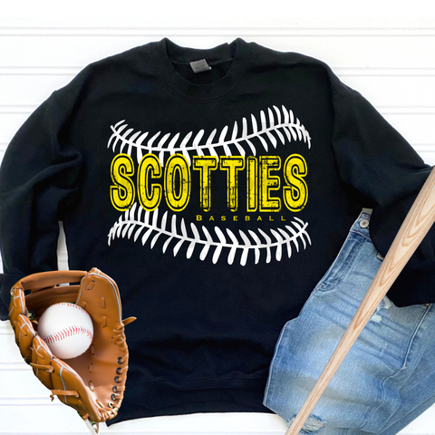 PRE-ORDER - SCOTTIES BASEBALL TODDLER - YOU CHOOSE COLOR
