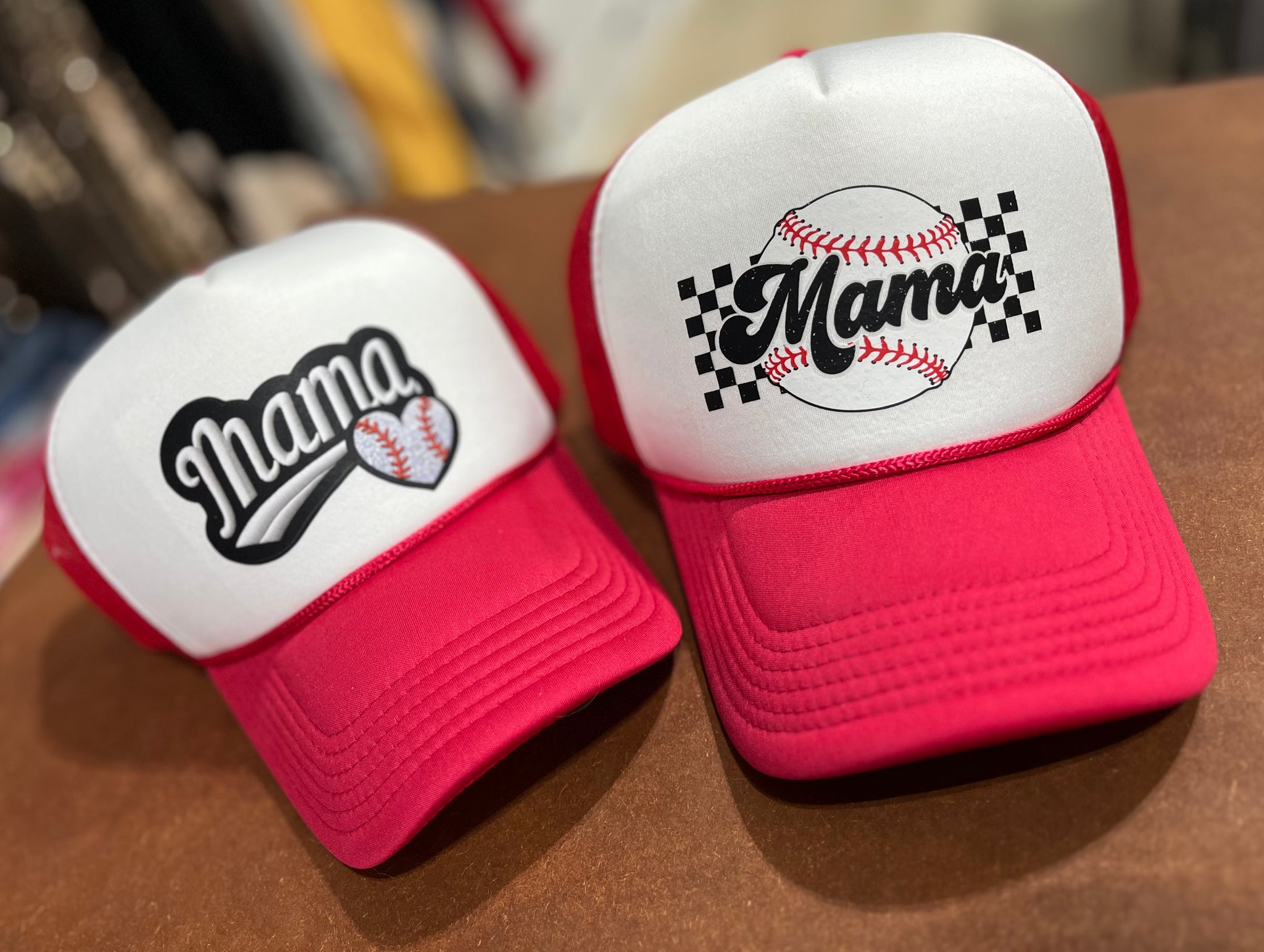 Baseball Mama Trucker Hat