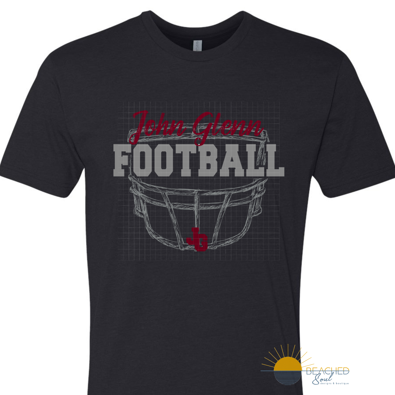 Pre-Order TODDLER/YOUTH Muskies Helmet Logo - Black T-shirt